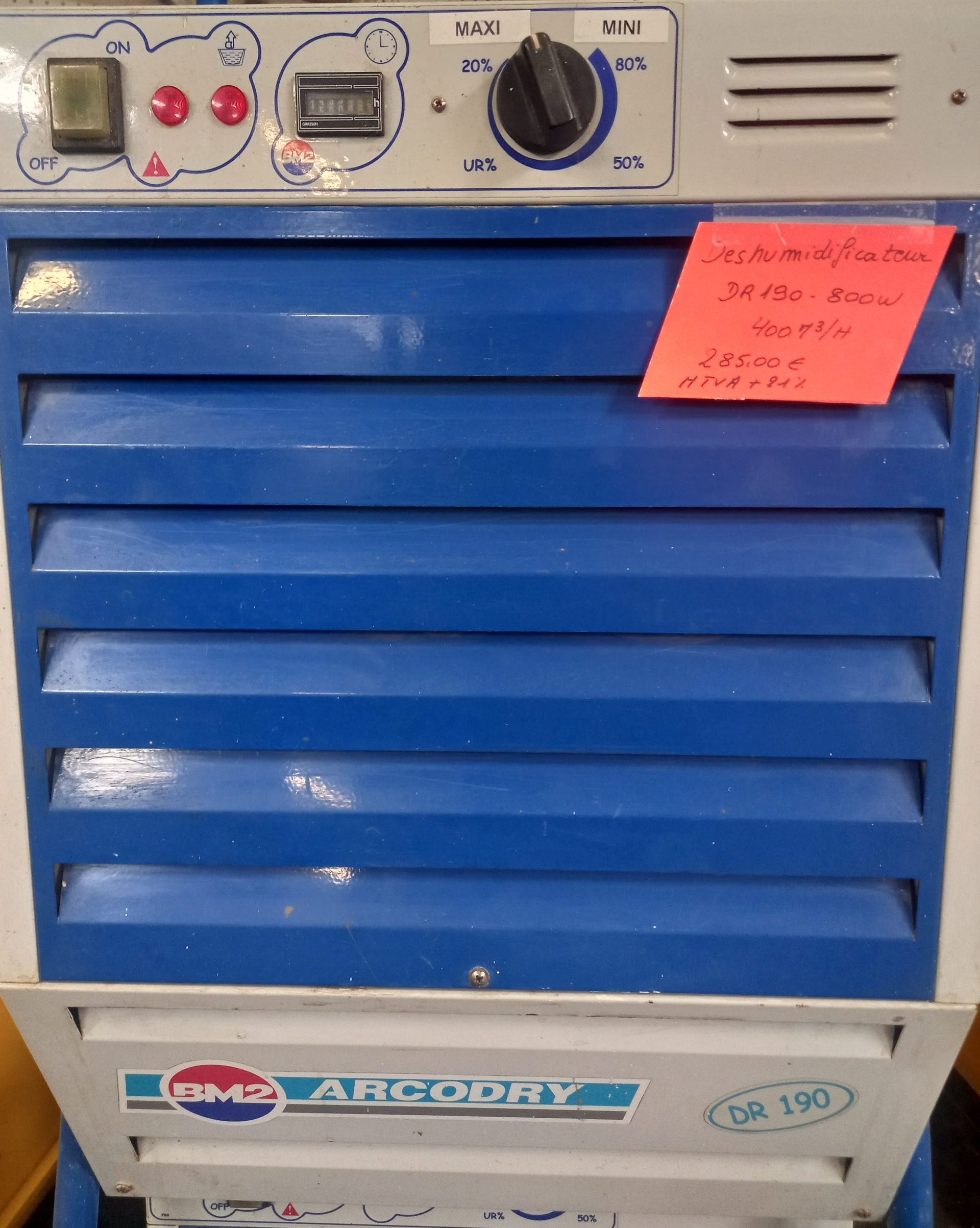 Déshumidificateur DR 190 800W